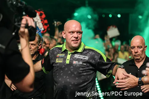 Michael van Gerwen gewann den diesjährigen German Darts Grand Prix, ein Turnier, das auch 2026 im Kalender steht