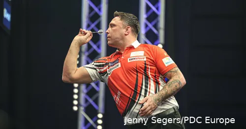 Gerwyn Price in actie
