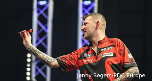 Nathan Aspinall in actie