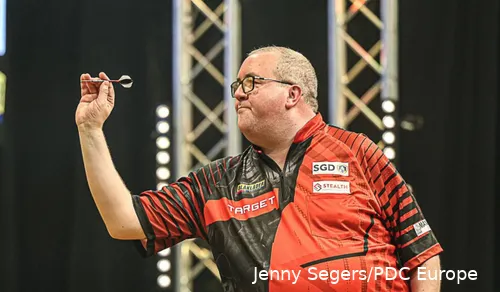 Stephen Bunting in actie