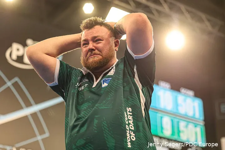 Pascal enjoyed Josh Rock's tears after winning the World Cup of Darts