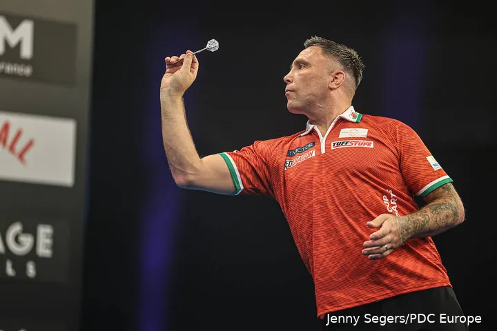 Gerwyn Price in action