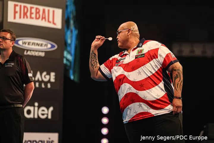 Adam Sevada representing USA at the 2026 World Cup of Darts