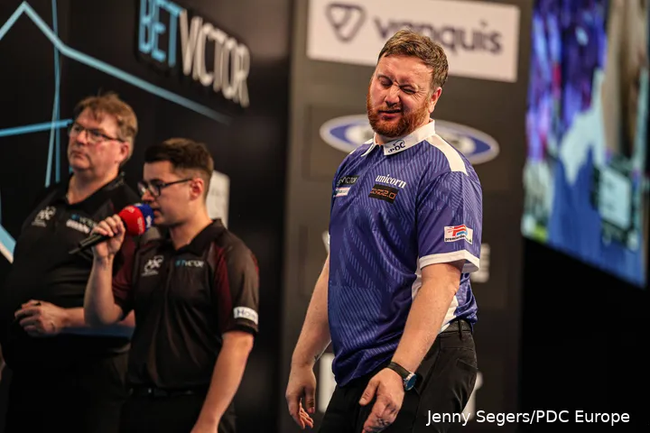 Cameron Menzies representing Scotland at the 2026 World Cup of Darts