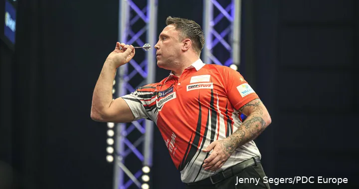 Gerwyn Price in actie