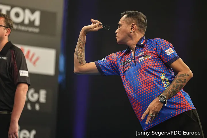 Lourence Ilagan in actie