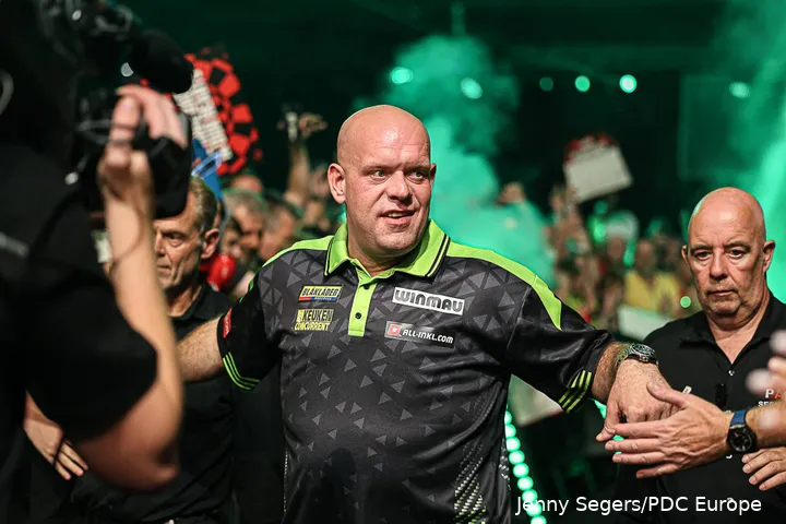 Ricky Evans wist nog maar één keer te winnen tegen Michael van Gerwen