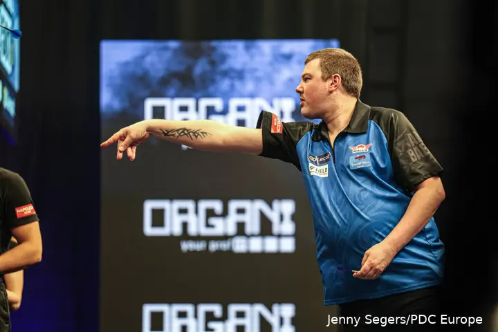 Andy Baetens in actie