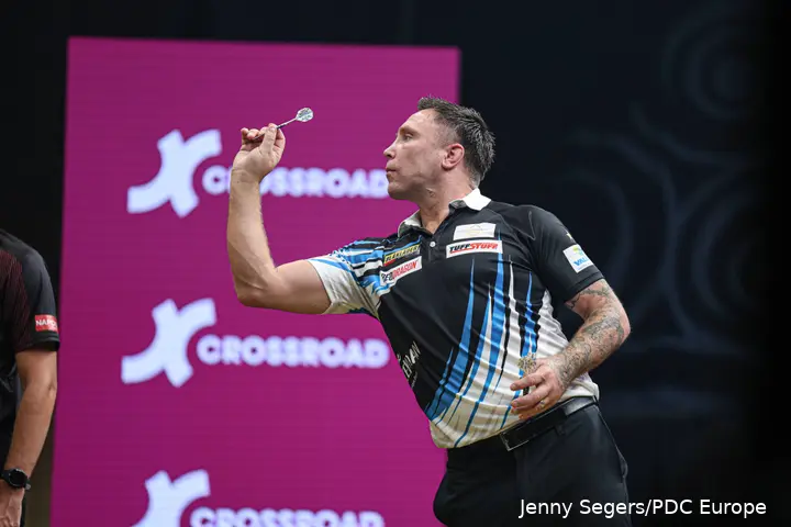 Gerwyn Price in actie