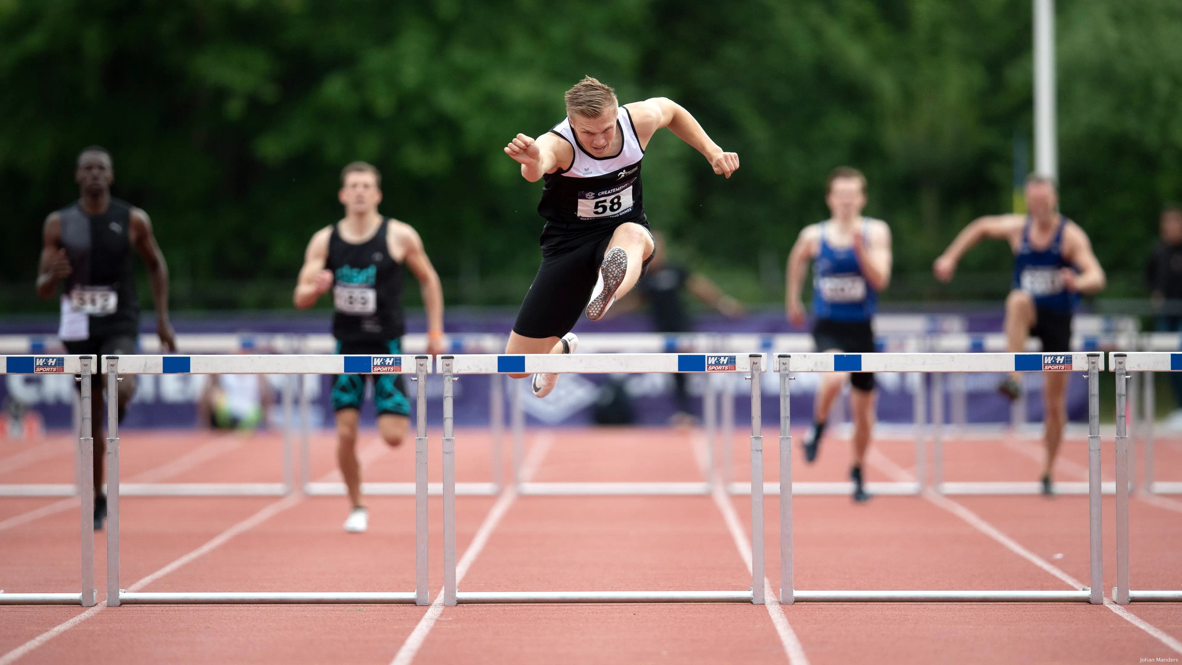 400 meter horden foto johan manders