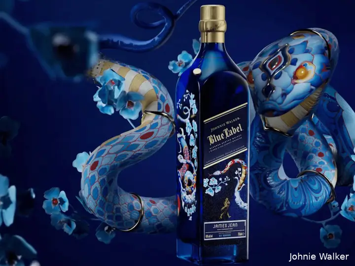 Johnnie Walker Lunar New Year Snake.
