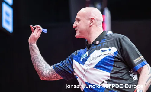 Neben dem Dartsport ist Alan Soutar auch noch als Feuerwehrmann aktiv