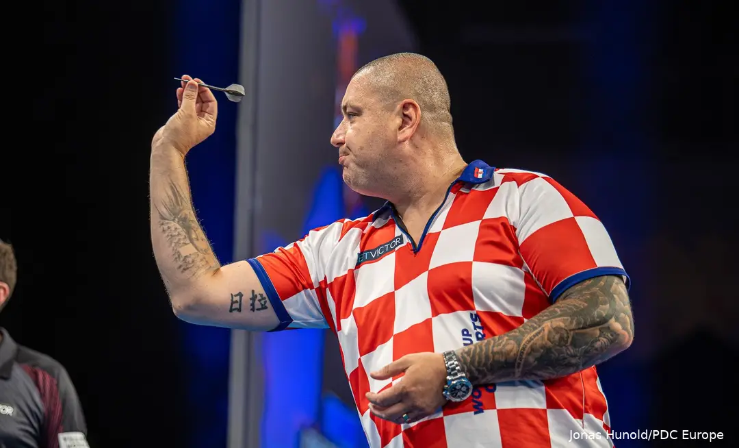 Croatia surprisingly made it to the quarter-finals at the 2024 World Cup of Darts