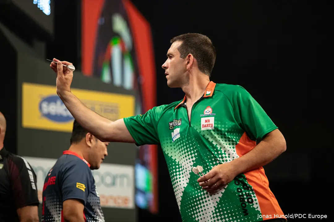 Expressed his frustration with the heat on stage after the quarter-final: Ireland captain William O'Connor