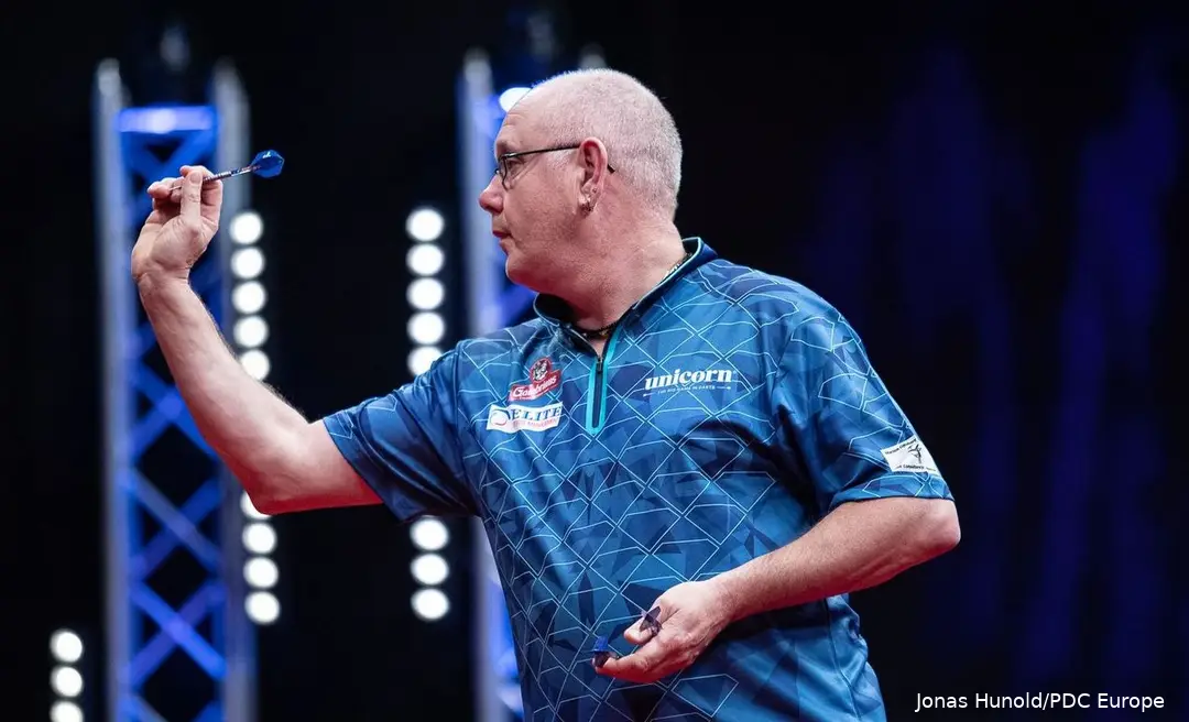 Ian White in actie