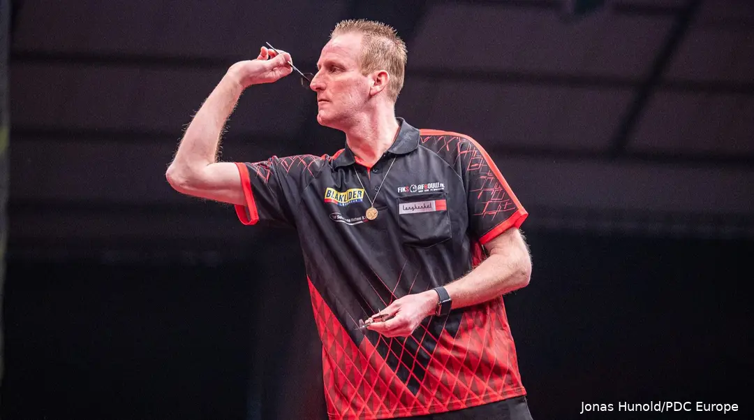 Chris Landman in actie