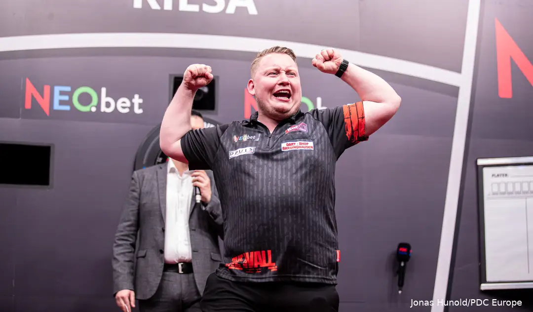 Martin Schindler wist op de International Darts Open 2024 voor het eerst in zijn carrière een Euro Tour-toernooi te winnen