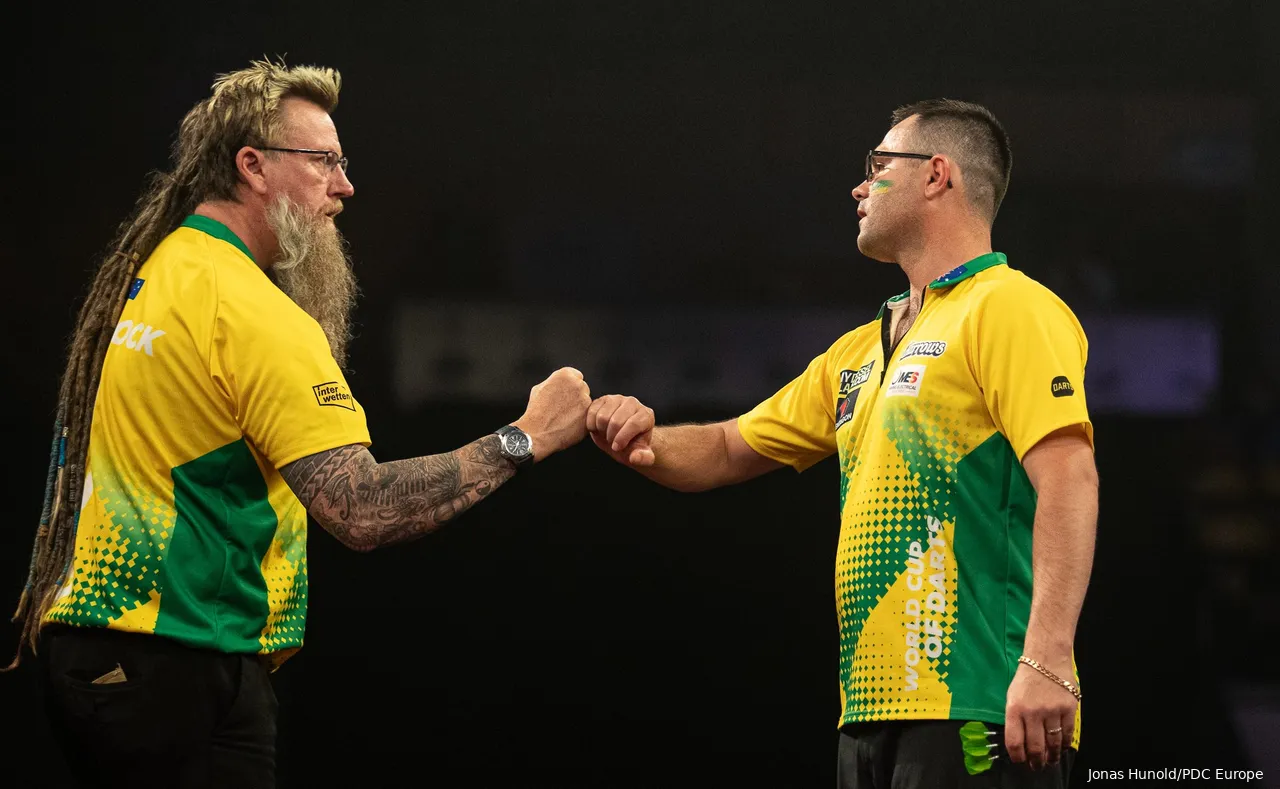 Whitlock and Heta won the World Cup of Darts in 2022