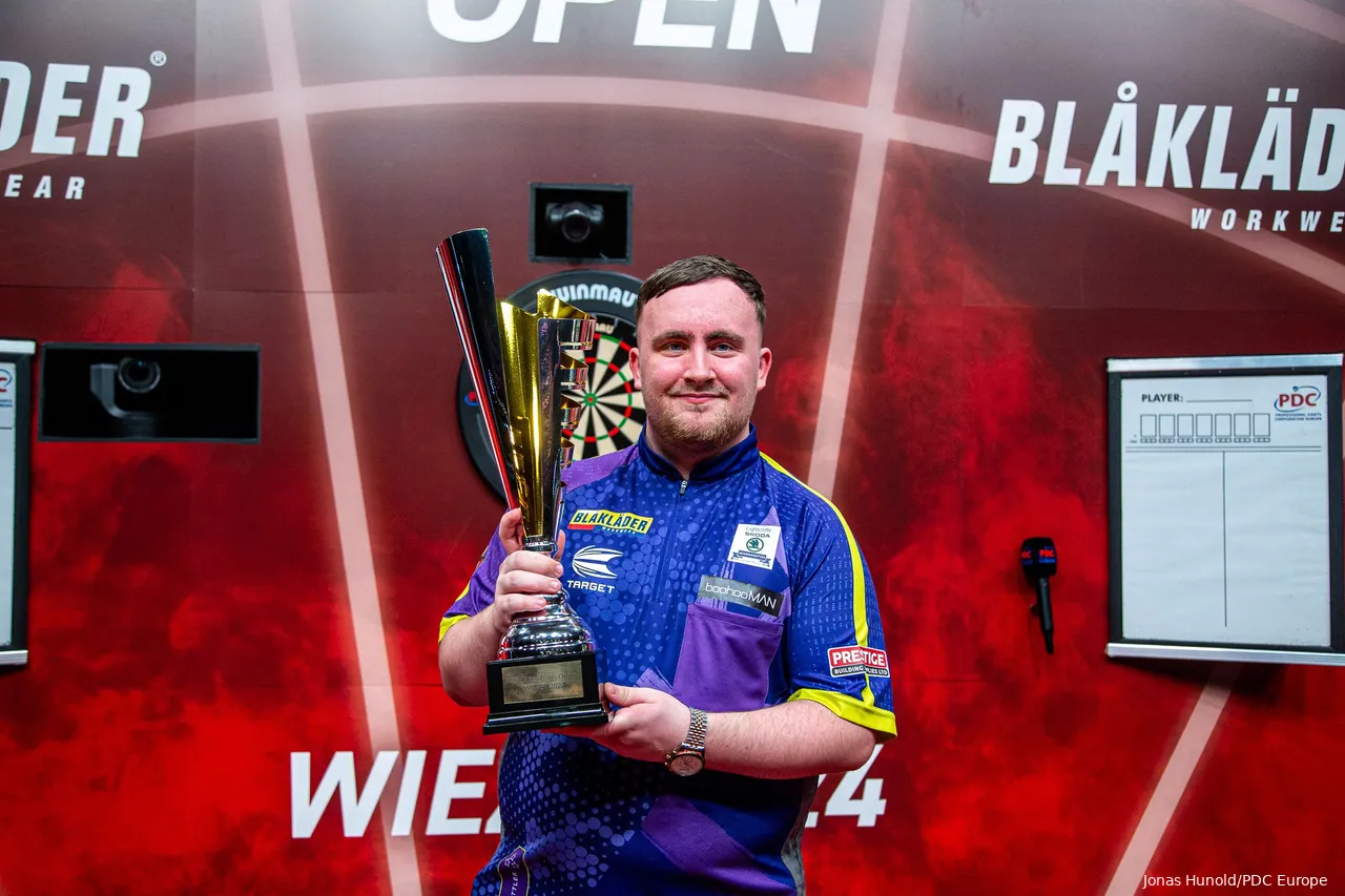 Luke Littler will try to defend his title at the Belgian Darts Open in Wieze