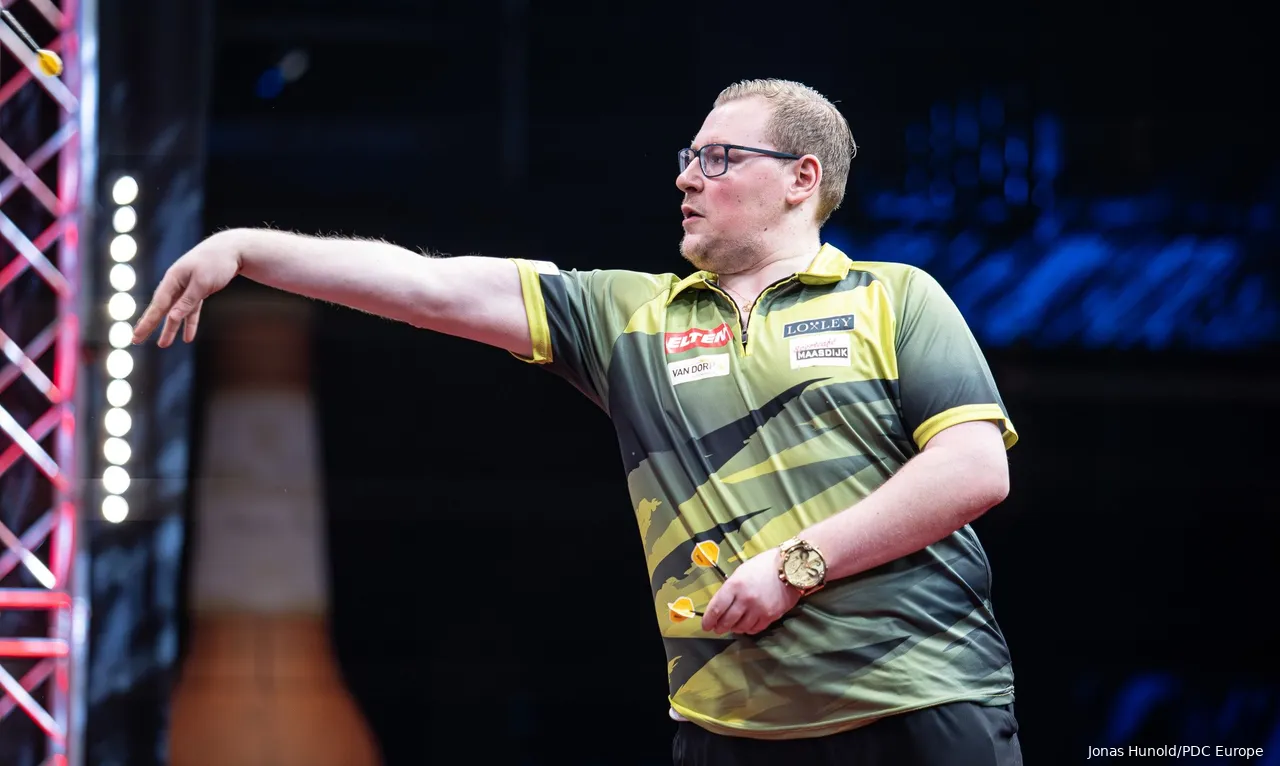 Marvin van Velzen hat dieses Jahr zum ersten Mal eine PDC Tour Card