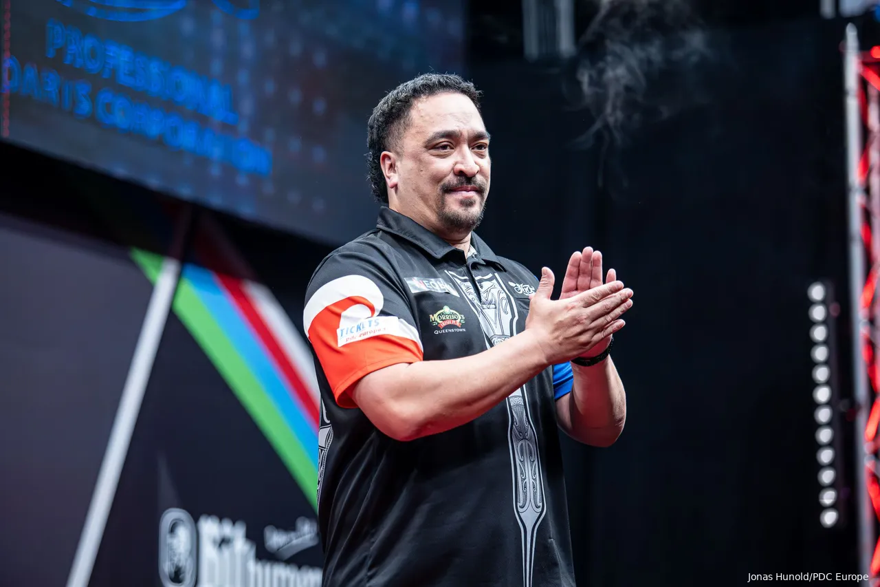 Haupai Puha hat Anfang des Jahres seine PDC Tour Card erhalten