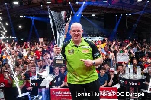 Michael van Gerwen wins the Belgian Darts Open in 2023