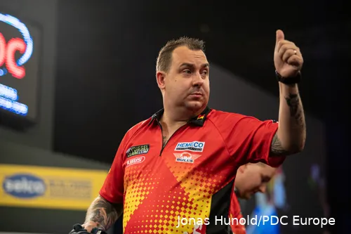 Kim Huybrechts forms a duo with Dimitri Van den Bergh again this year at the World Cup of Darts