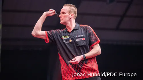 Chris Landman in action