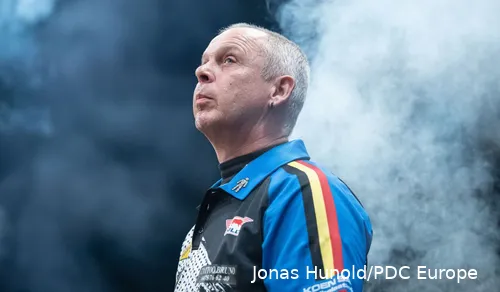 Vandenbogaerde hofft, sich bei dieser Darts-WM wieder in die Top 64 der Weltrangliste zurückzukämpfen.