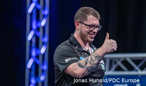 Der Mann der Stunde: Lukas Wenig legte mit seinem sensationellen Finaleinzug die mit Abstand größte Verbesserung in der Players Championship Order of Merit hin