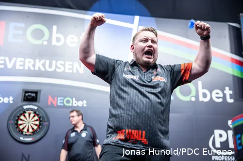 Martin Schindler gewann Anfang des Jahres die International Darts Open