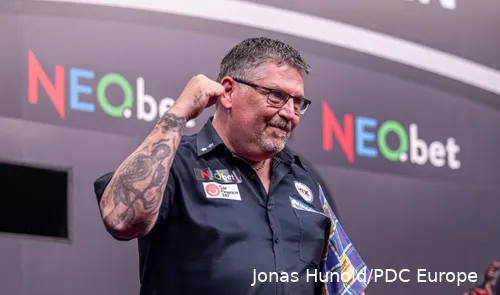 Gary Anderson won de World Matchplay in 2018