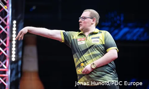 Marvin van Velzen is dit jaar voor het eerst in het bezit van een PDC Tour Card