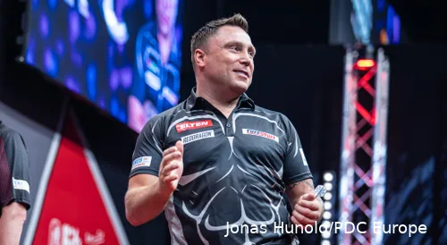 Gerwyn Price kreeg 20000 pond voor zijn eindwinst op de Nordic Darts Masters