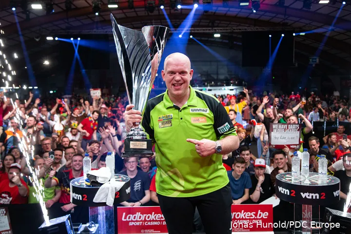 Michael van Gerwen wins the Belgian Darts Open in 2023