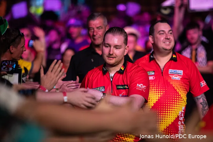 For the seventh year in a row, Dimitri van den Bergh and Kim Huybrechts will make up the Belgian team at the World Cup of Darts