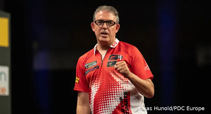 Smith representing Canada at the World Cup of Darts&nbsp;