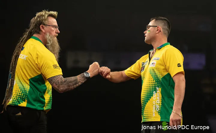 Whitlock and Heta won the World Cup of Darts in 2022