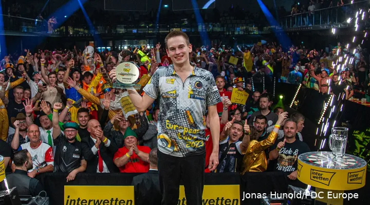 Ricardo Pietreczko is the defending champion at the German Darts Championship in Hildesheim