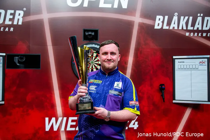 Luke Littler will try to defend his title at the Belgian Darts Open in Wieze