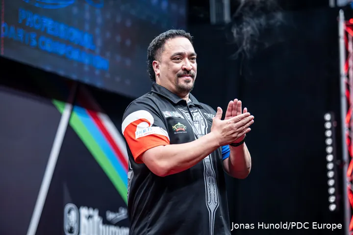 Haupai Puha hat Anfang des Jahres seine PDC Tour Card erhalten
