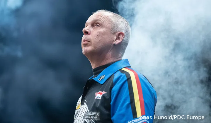 Vandenbogaerde hoopt zich op dit WK Darts weer terug in de top-64 van de wereldranglijst te knokken.