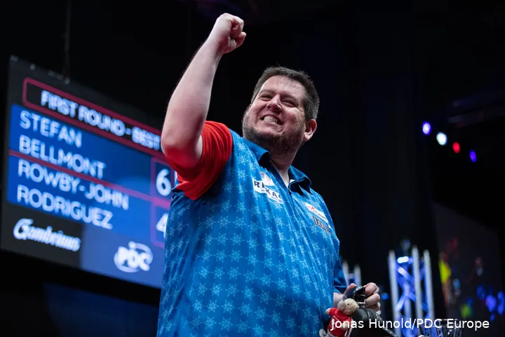 Stefan Bellmont is de eerste Zwitserse darter ooit op het WK Darts
