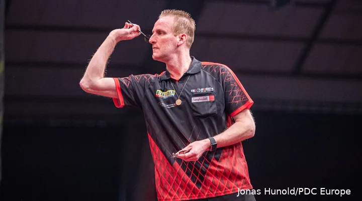 Chris Landman in actie