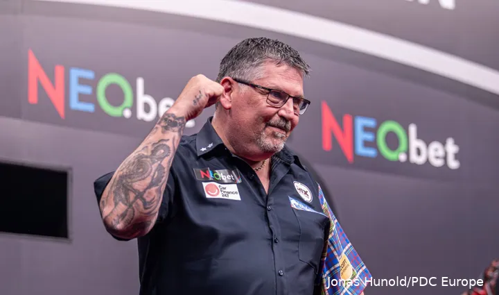 Gary Anderson won de World Matchplay in 2018