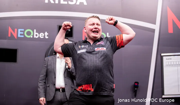 Martin Schindler wist op de International Darts Open 2024 voor het eerst in zijn carrière een Euro Tour-toernooi te winnen