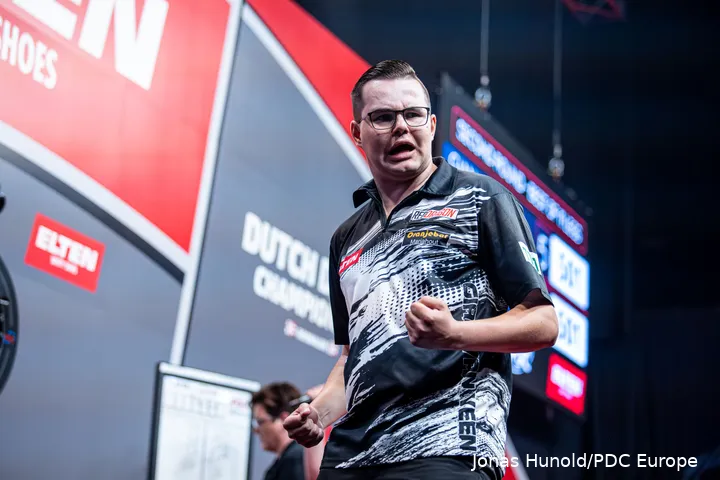Van Veen bereikte afgelopen weekend de derde ronde op het Dutch Darts Championship
