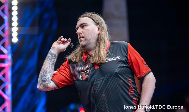 Ryan Searle in actie