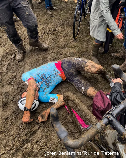 Loockx was completely exhausted after the Koppenberg (his favorite race)