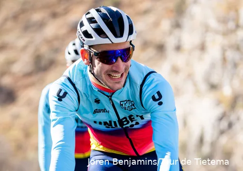 Axel Huens is having a good time at the TDT-Unibet training camp